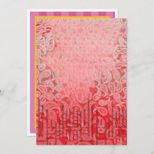 Abschluss-, Geburtstag- und Heiratskarten Ankündigung (Vorne/Hinten)