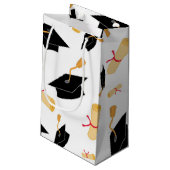 Abschluss Gefallen Geschenktasche Kleine Geschenktüte (Rückseite Schrägansicht)