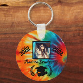 Abschluss Gefärbte Krawatte Schlüsselanhänger (Rückseite)