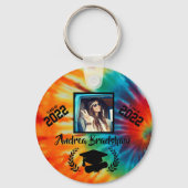 Abschluss Gefärbte Krawatte Schlüsselanhänger (Rückseite)