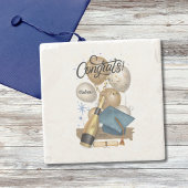 Abschluss Gegenwart Blue Cap Steinuntersetzer