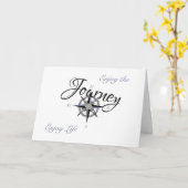 Abschluss - Genießen Sie die "Journey-Enjoy Life C Karte (Gelbe Blume)