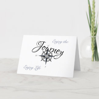 Abschluss - Genießen Sie die "Journey-Enjoy Life C Karte