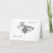 Abschluss - Genießen Sie die "Journey-Enjoy Life C Karte (Vorderseite)