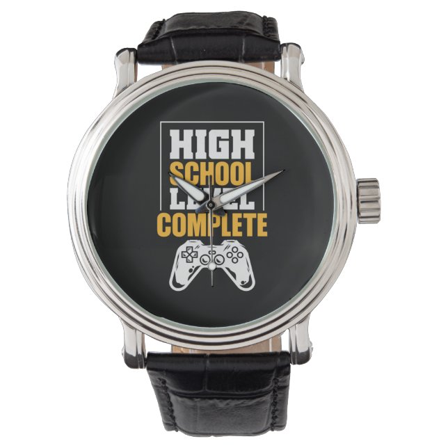 Abschluss-Geschenk | Abschluss der High School Armbanduhr (Vorderseite)