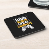 Abschluss-Geschenk | Abschluss der High School Getränkeuntersetzer (Linke Seite)