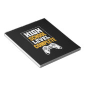 Abschluss-Geschenk | Abschluss der High School Notizblock (angewinkelt)