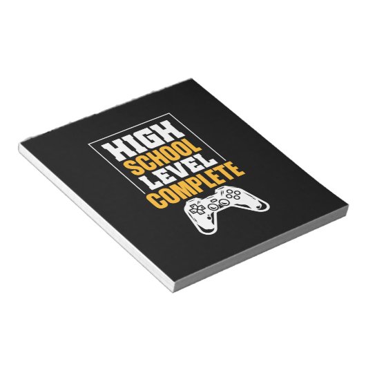 Abschluss-Geschenk | Abschluss der High School Notizblock (angewinkelt)