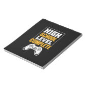 Abschluss-Geschenk | Abschluss der High School Notizblock (Rotiert)