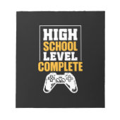 Abschluss-Geschenk | Abschluss der High School Notizblock (Vorderseite)