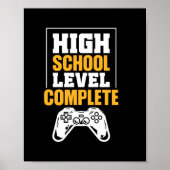 Abschluss-Geschenk | Abschluss der High School Poster (Vorne)