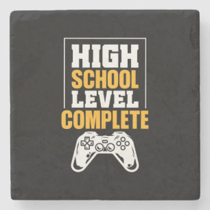 Abschluss-Geschenk   Abschluss der High School Steinuntersetzer