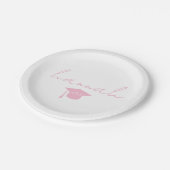 Abschluss-Geschenk / Abschluss-Geschenk für Ihre P Pappteller (Schrägansicht)