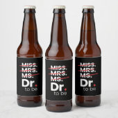 Abschluss-Geschenk | Arzt Bierflaschenetikett (Flaschen)