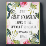 Abschluss-Geschenk des Counselor Office Fotoplatte<br><div class="desc">Counselor Office Decor Typografy Abschluss Gift - großartiges Zitat - Kunstdrucke auf verschiedenen Materialien. Eine tolle Geschenkidee, um Ihre Zuhause aufzuhellen. Kaufen Sie dieses Kunstwerk auch auf Telefonkisten, Kleidung, Tasse, Kissen und mehr. Poster und Kunstdruck auf Kleidung und für Ihre Wand - verschiedene Hintergründe - großartig für Sie und für...</div>