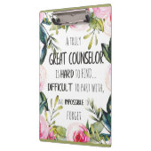 Abschluss-Geschenk des Counselor Office Klemmbrett (Links)