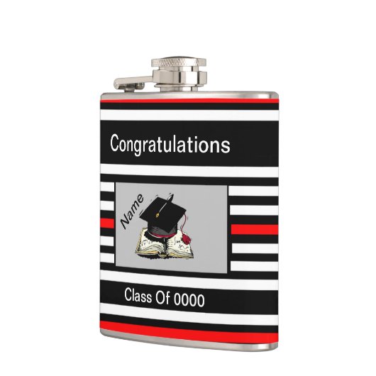 Abschluss-Geschenk Flachmann (Links)