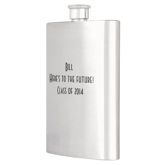 Abschluss-Geschenk-Flasche Flachmann (Links)