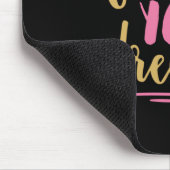 Abschluss-Geschenk | Folgen Sie Ihrem Traum Mousepad (Ecke)