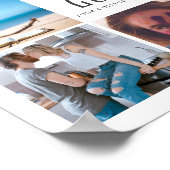 Abschluss-Geschenk für benutzerdefinierte Fotocoll Poster (Ecke)