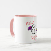 Abschluss-Geschenk für den Personalisierten Namen Tasse (Vorderseite Links)