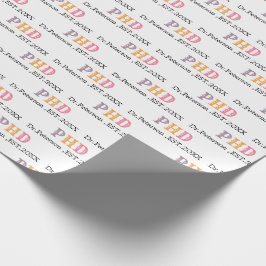ABSCHLUSS-Geschenk für PHD oder Ärzte Geschenkpapier
