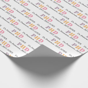 ABSCHLUSS-Geschenk für PHD oder Ärzte Geschenkpapier