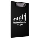 Abschluss-Geschenk | Graduate Evolution Klemmbrett (Rechts)