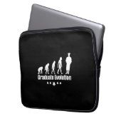 Abschluss-Geschenk | Graduate Evolution Laptopschutzhülle (Vorderseite Links)