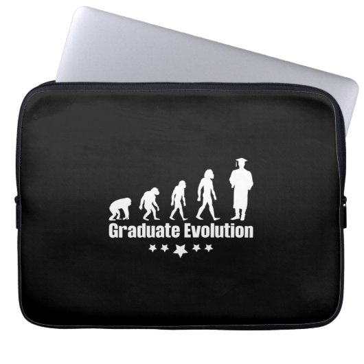 Abschluss-Geschenk | Graduate Evolution Laptopschutzhülle (Vorderseite)