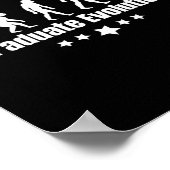 Abschluss-Geschenk | Graduate Evolution Poster (Ecke)