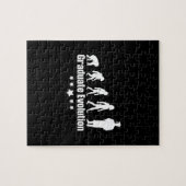 Abschluss-Geschenk | Graduate Evolution Puzzle (Horizontal)