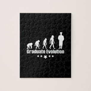 Abschluss-Geschenk Graduate Evolution Puzzle