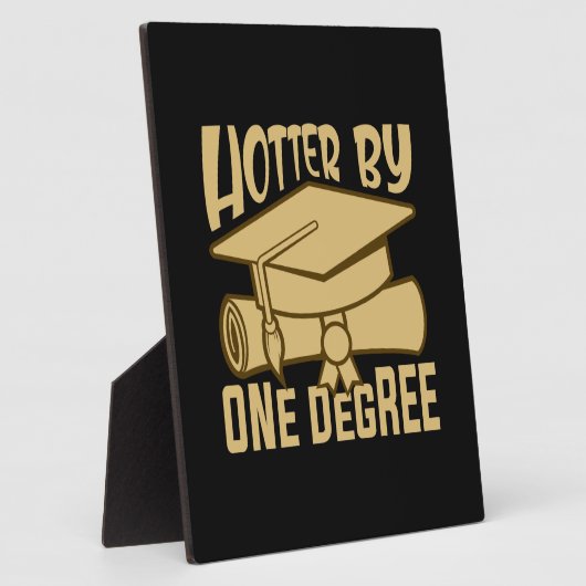 Abschluss-Geschenk | Hotter bis zu einem Grad Fotoplatte (Seite)