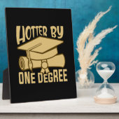 Abschluss-Geschenk | Hotter bis zu einem Grad Fotoplatte (Seite)