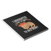 Abschluss-Geschenk | I Abitur Kann ich zurückgehen Notizblock (angewinkelt)