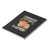 Abschluss-Geschenk | I Abitur Kann ich zurückgehen Notizblock (Rotiert)