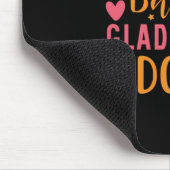 Abschluss-Geschenk | Ich bin froh, dass wir fertig Mousepad (Ecke)
