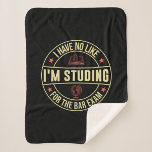 Abschluss-Geschenk Ich habe nichts, was ich tue Sherpadecke