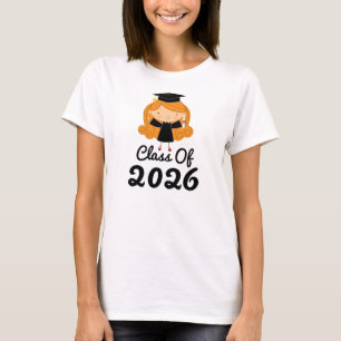 Abschluss-Geschenk-Idee 2026 für Mädchen T-Shirt
