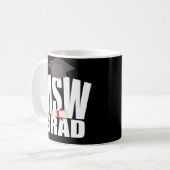 Abschluss-Geschenk-Kaffee-Tassen-Meister der Kaffeetasse (Vorderseite Links)