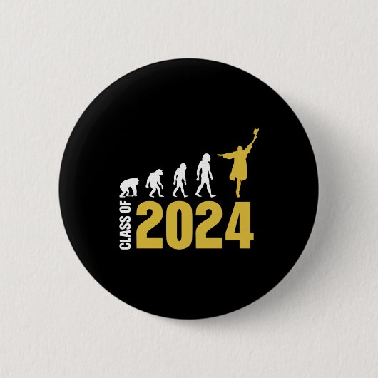 Abschluss-Geschenk | Klasse 2024 Button (Vorderseite)