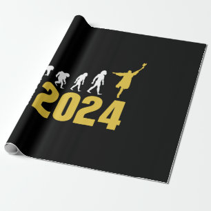 Abschluss-Geschenk Klasse 2024 Geschenkpapier
