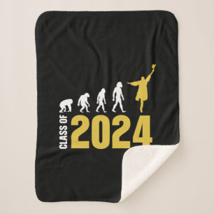Abschluss-Geschenk   Klasse 2024 Sherpadecke