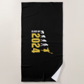 Abschluss-Geschenk | Klasse 2024 Strandtuch (Vorderseite)