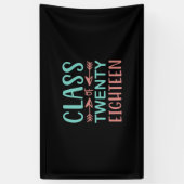 Abschluss-Geschenk | Klasse der achtundzwanzig Banner (Vertikal)