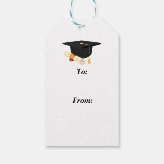 Abschluss Geschenkanhänger (Rückseite)