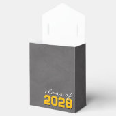 Abschluss-Geschenkboxen für Gold und Schwarz Geschenkschachtel (Geöffnet)