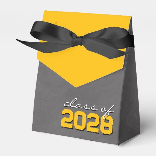 Abschluss-Geschenkboxen für Gold und Schwarz Geschenkschachtel (Vorderseite)