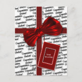 Abschluss-Geschenke für Männer und Frauen Ankündigungspostkarte (Vorderseite)